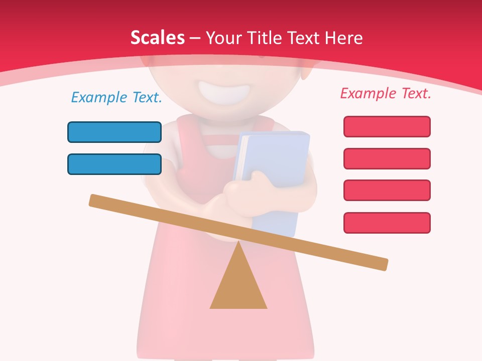 Clipart Study Preschooler PowerPoint Template