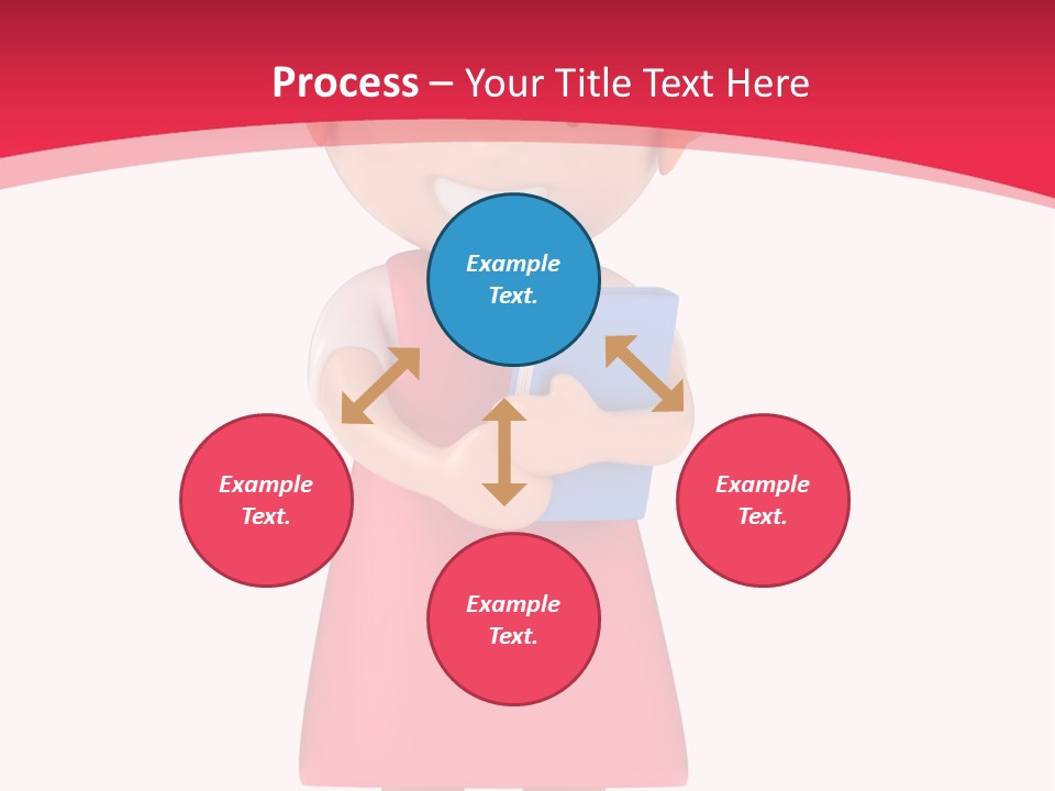 Clipart Study Preschooler PowerPoint Template