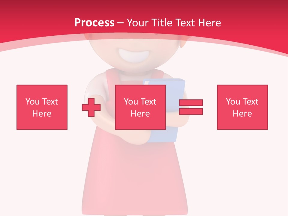 Clipart Study Preschooler PowerPoint Template