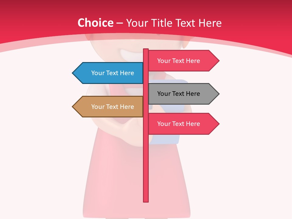 Clipart Study Preschooler PowerPoint Template