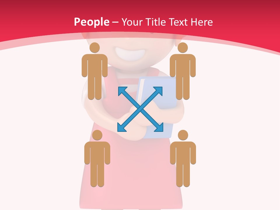 Clipart Study Preschooler PowerPoint Template