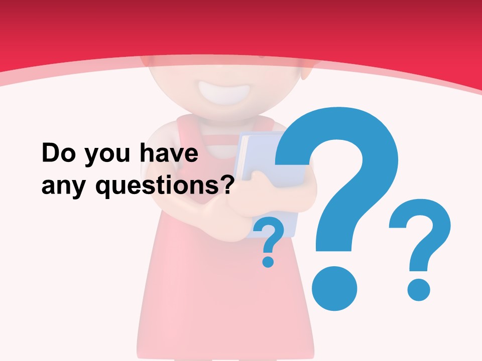 Clipart Study Preschooler PowerPoint Template