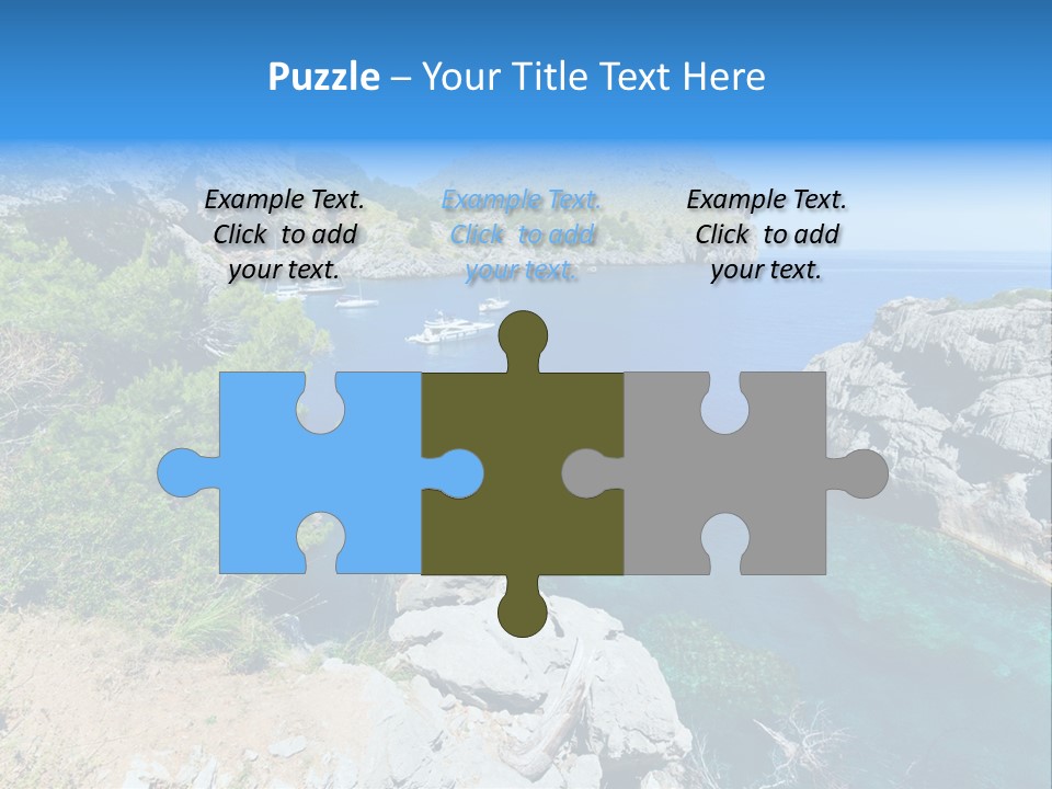 Sailing Paradise Mallorca PowerPoint Template