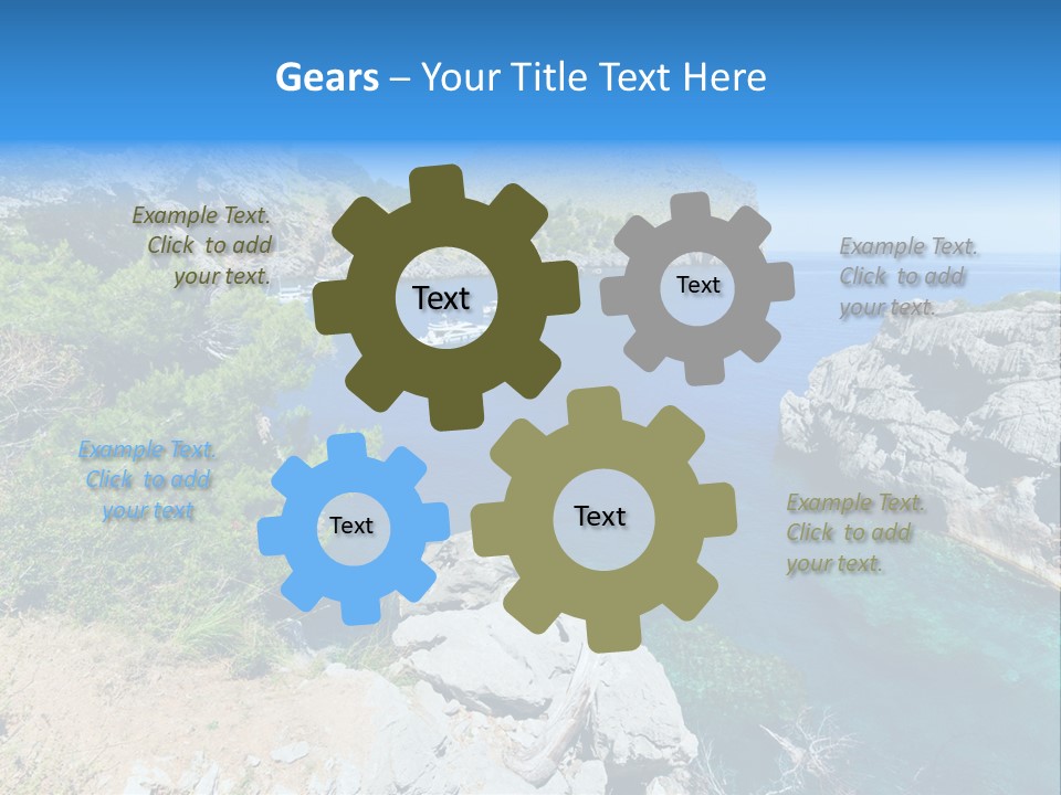 Sailing Paradise Mallorca PowerPoint Template