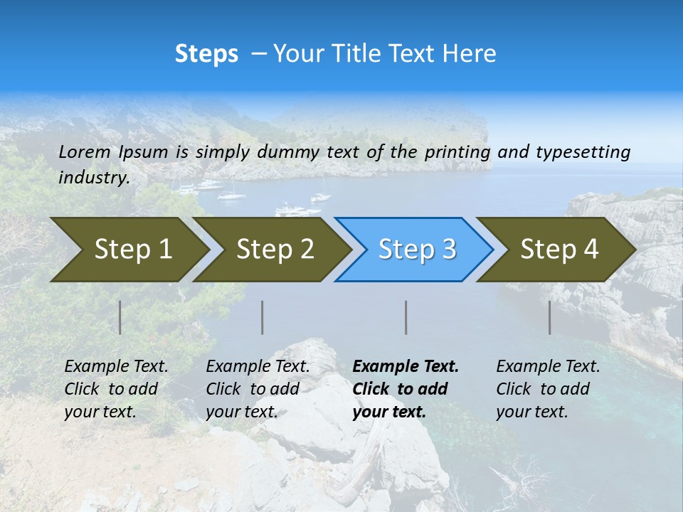 Sailing Paradise Mallorca PowerPoint Template