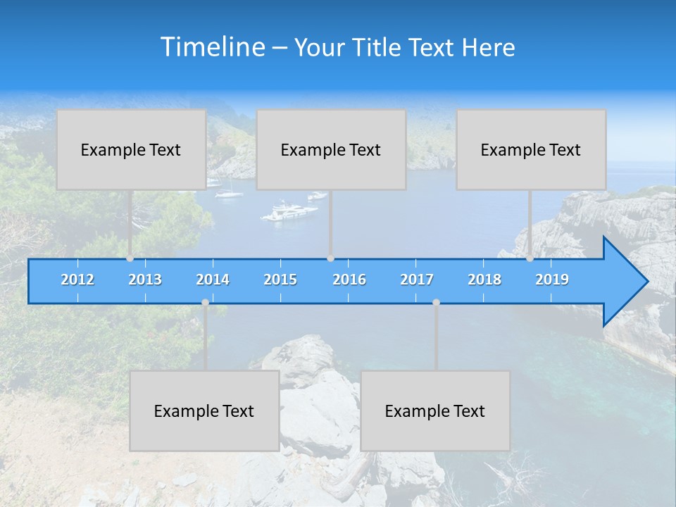 Sailing Paradise Mallorca PowerPoint Template