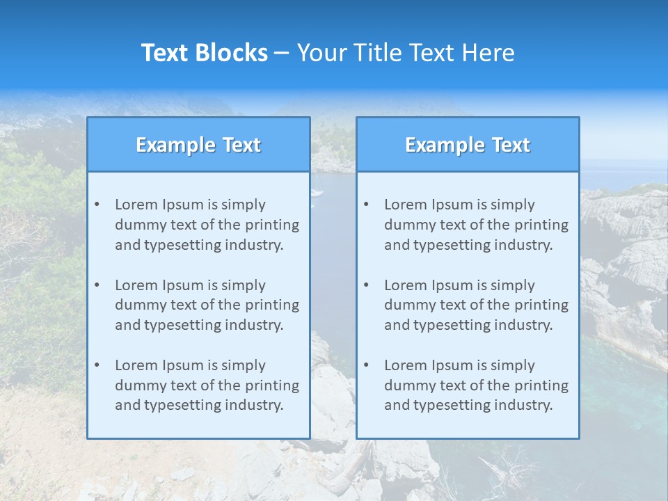 Sailing Paradise Mallorca PowerPoint Template