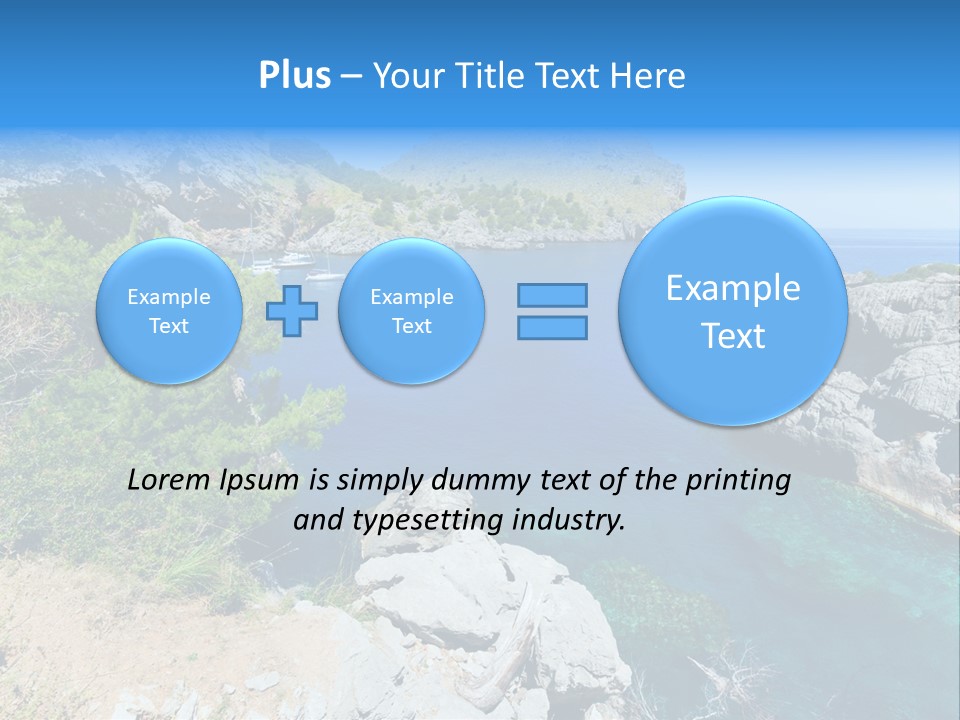 Sailing Paradise Mallorca PowerPoint Template