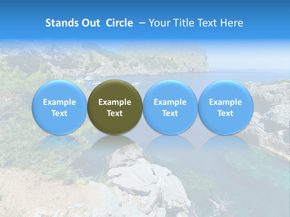 Sailing Paradise Mallorca PowerPoint Template