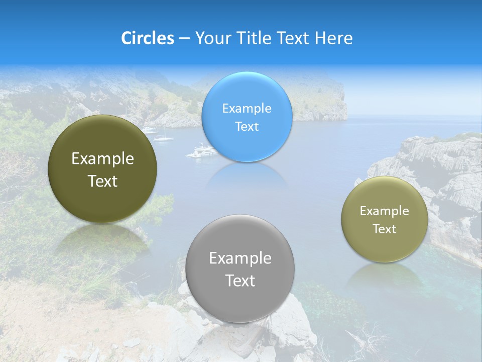 Sailing Paradise Mallorca PowerPoint Template