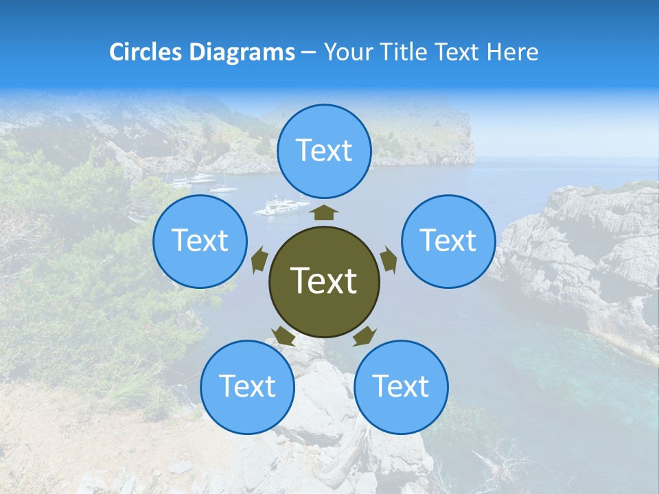 Sailing Paradise Mallorca PowerPoint Template