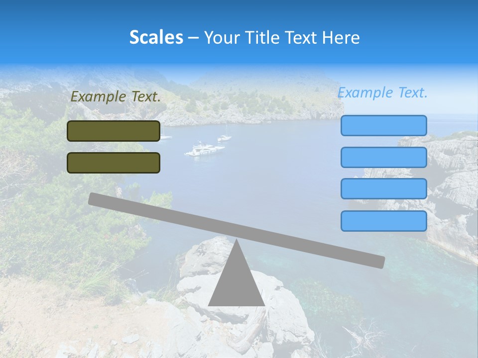 Sailing Paradise Mallorca PowerPoint Template