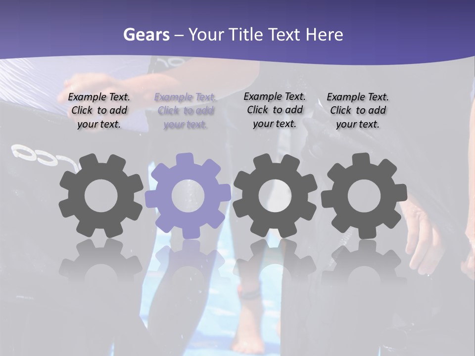 Glasses Lonely Competition PowerPoint Template