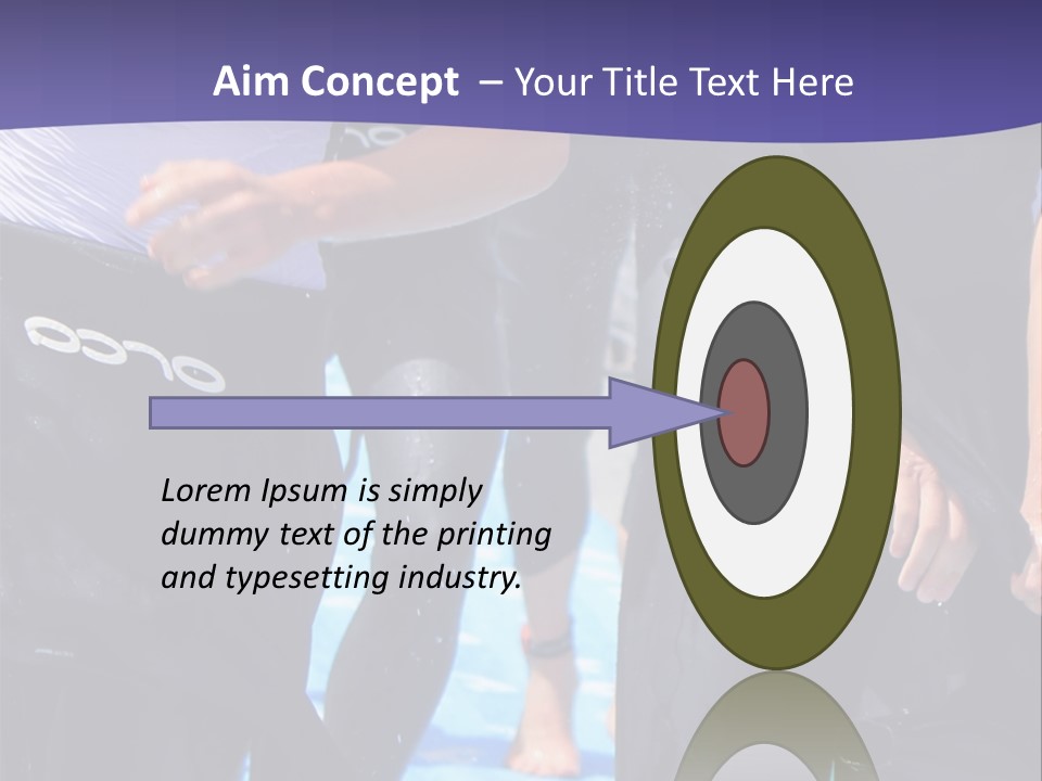 Glasses Lonely Competition PowerPoint Template