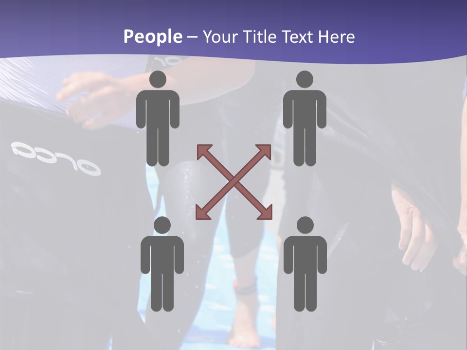 Glasses Lonely Competition PowerPoint Template