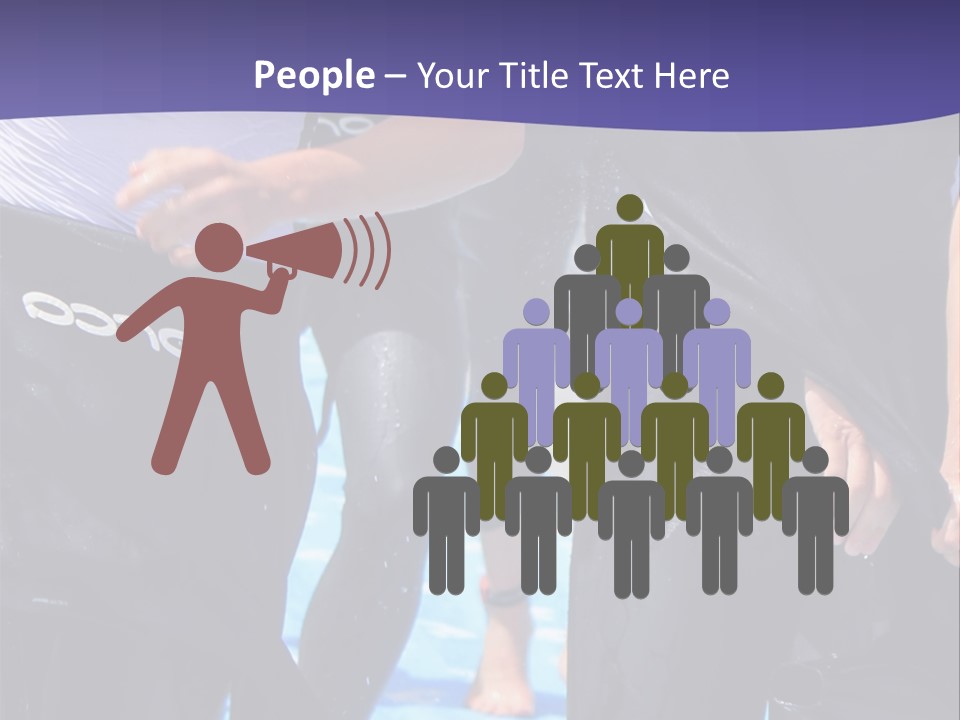 Glasses Lonely Competition PowerPoint Template