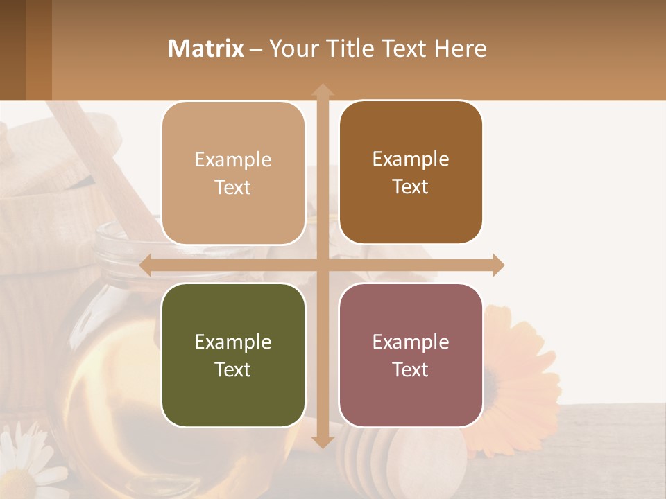 Food Space Camomile PowerPoint Template