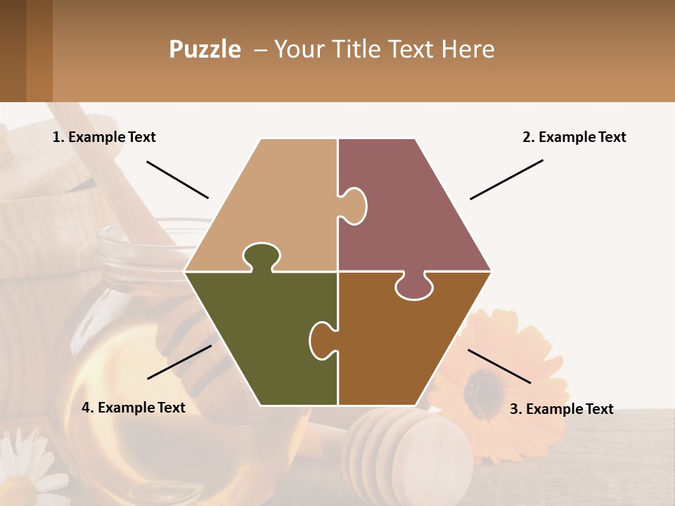 Food Space Camomile PowerPoint Template