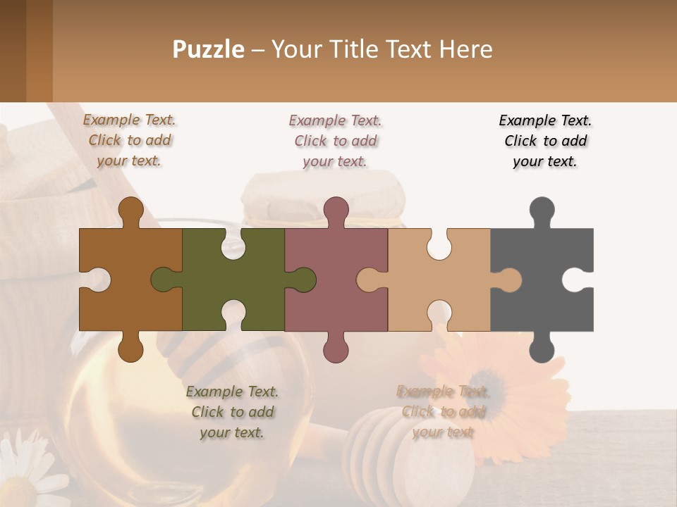 Food Space Camomile PowerPoint Template