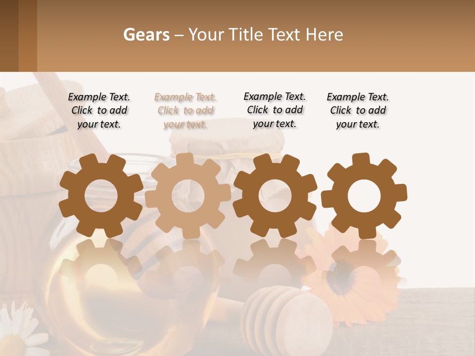 Food Space Camomile PowerPoint Template