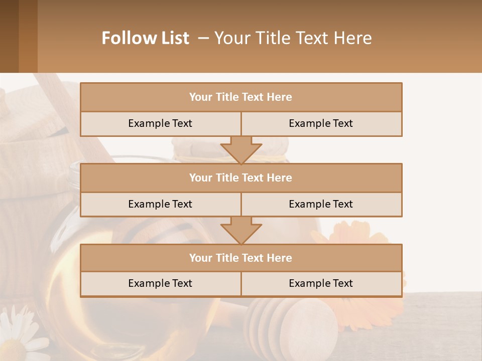 Food Space Camomile PowerPoint Template