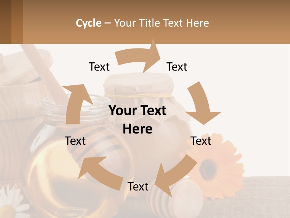 Food Space Camomile PowerPoint Template