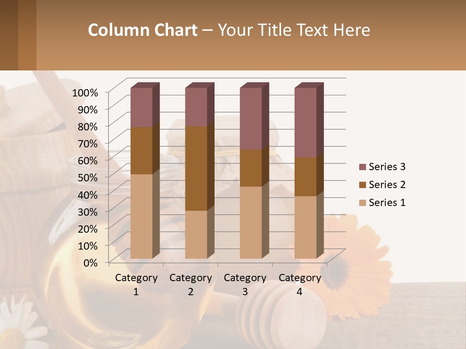 Food Space Camomile PowerPoint Template