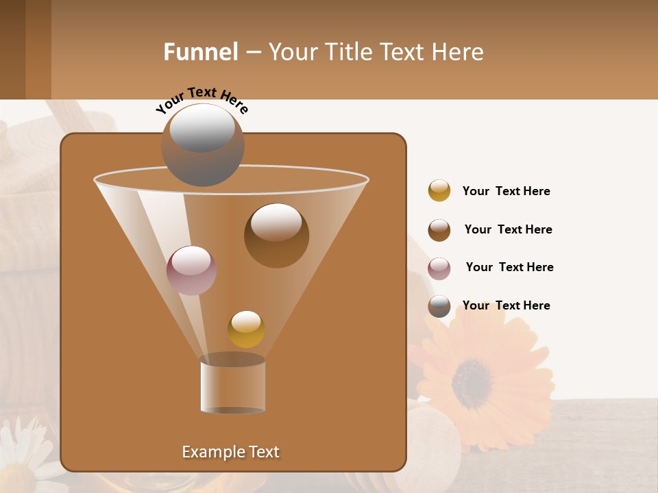Food Space Camomile PowerPoint Template