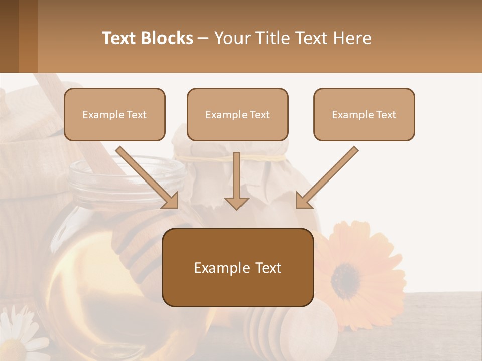 Food Space Camomile PowerPoint Template
