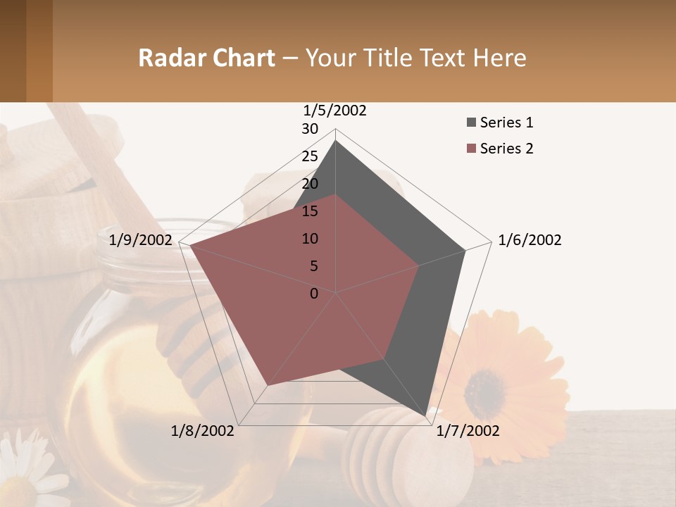 Food Space Camomile PowerPoint Template