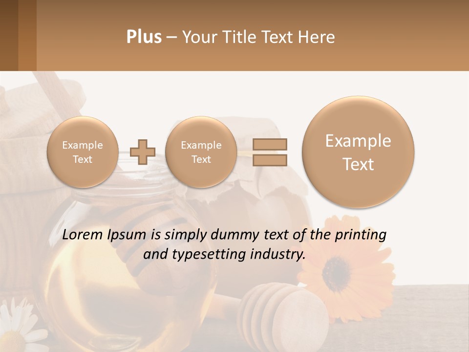Food Space Camomile PowerPoint Template