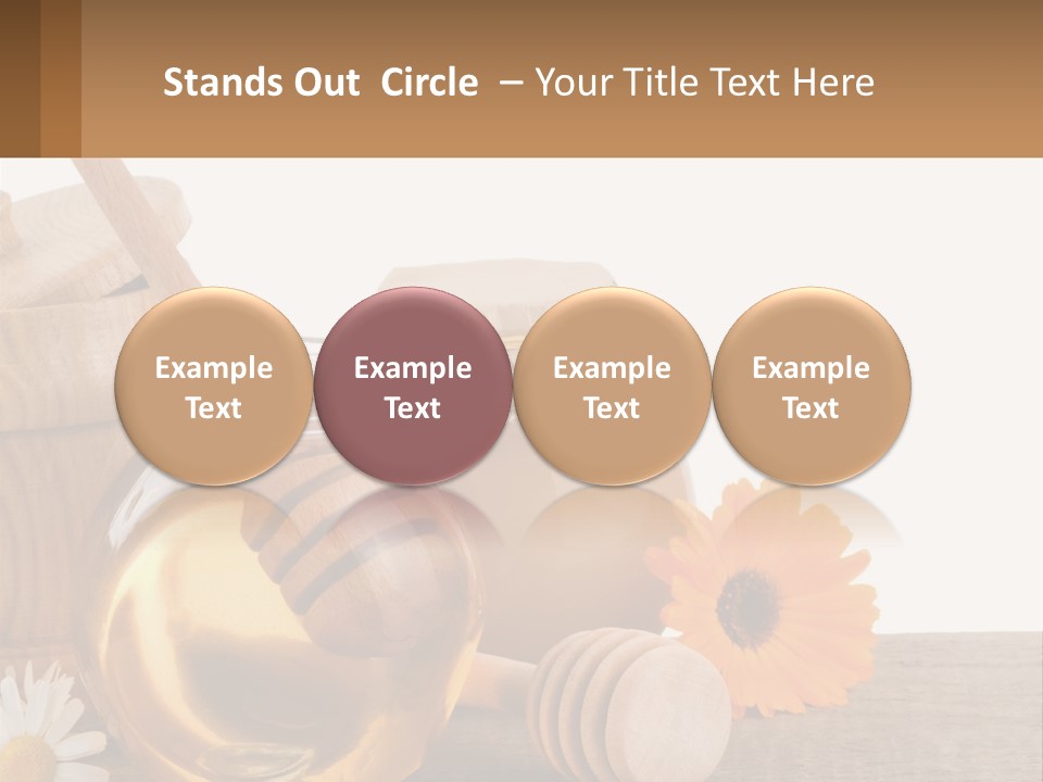 Food Space Camomile PowerPoint Template