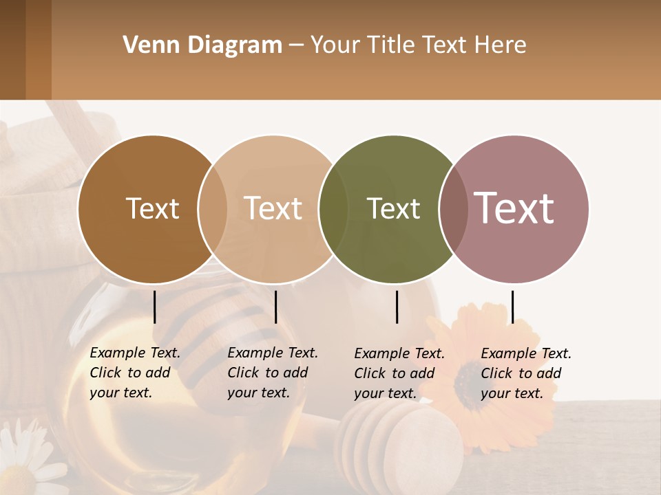 Food Space Camomile PowerPoint Template
