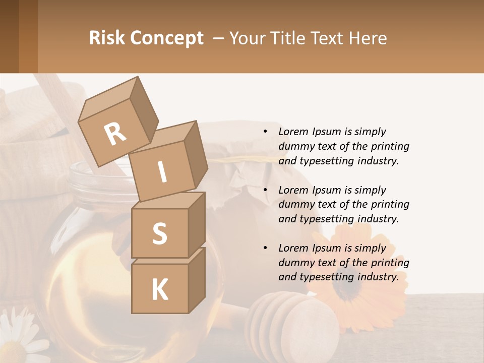 Food Space Camomile PowerPoint Template