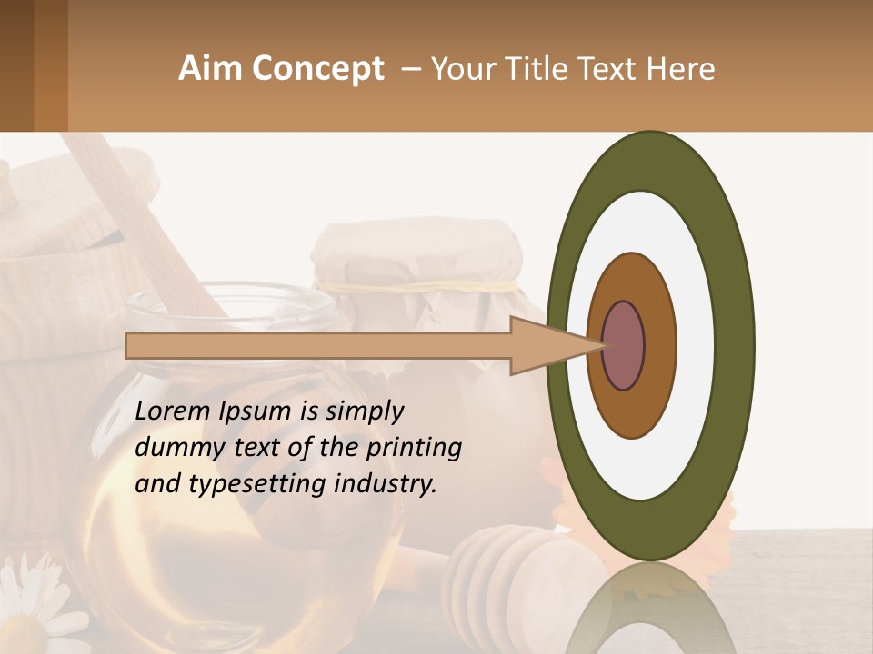 Food Space Camomile PowerPoint Template