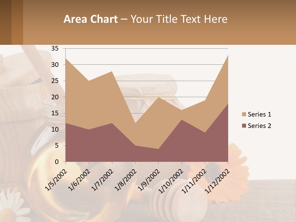 Food Space Camomile PowerPoint Template