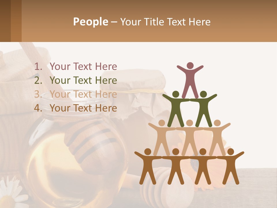 Food Space Camomile PowerPoint Template