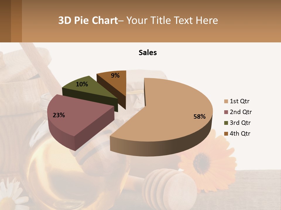 Food Space Camomile PowerPoint Template