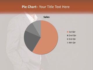 Model Copyspace Businessman PowerPoint Template