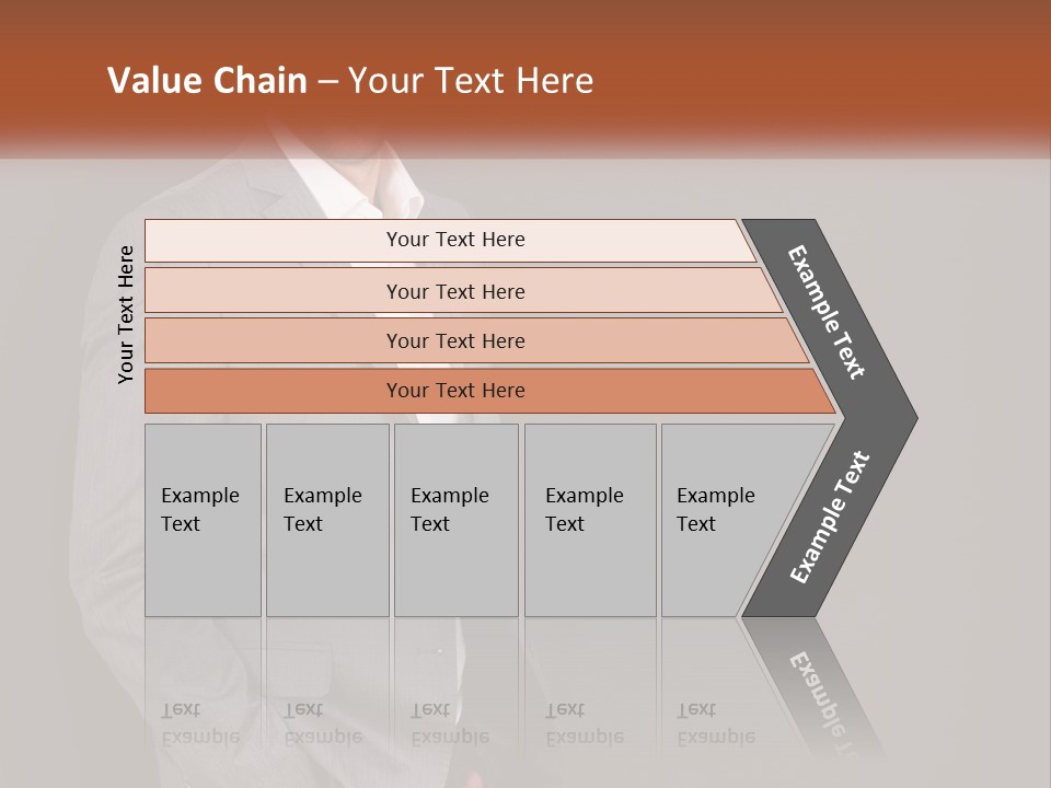 Model Copyspace Businessman PowerPoint Template