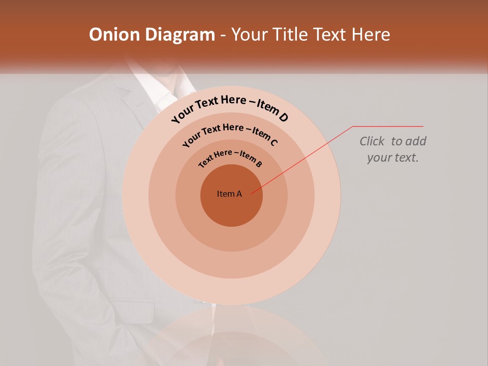 Model Copyspace Businessman PowerPoint Template