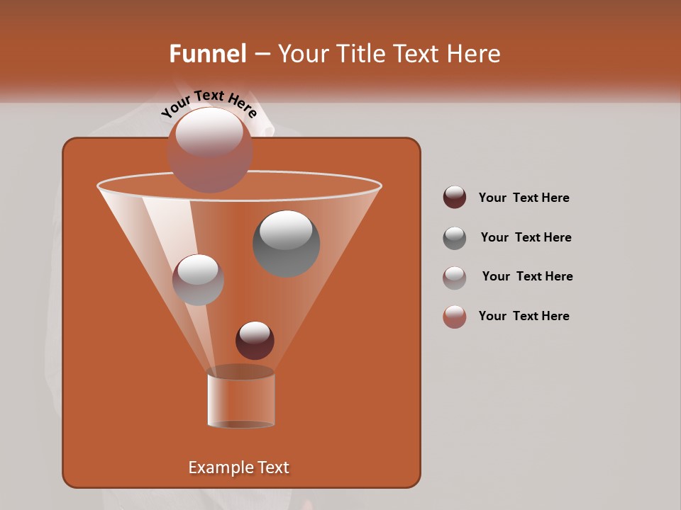 Model Copyspace Businessman PowerPoint Template