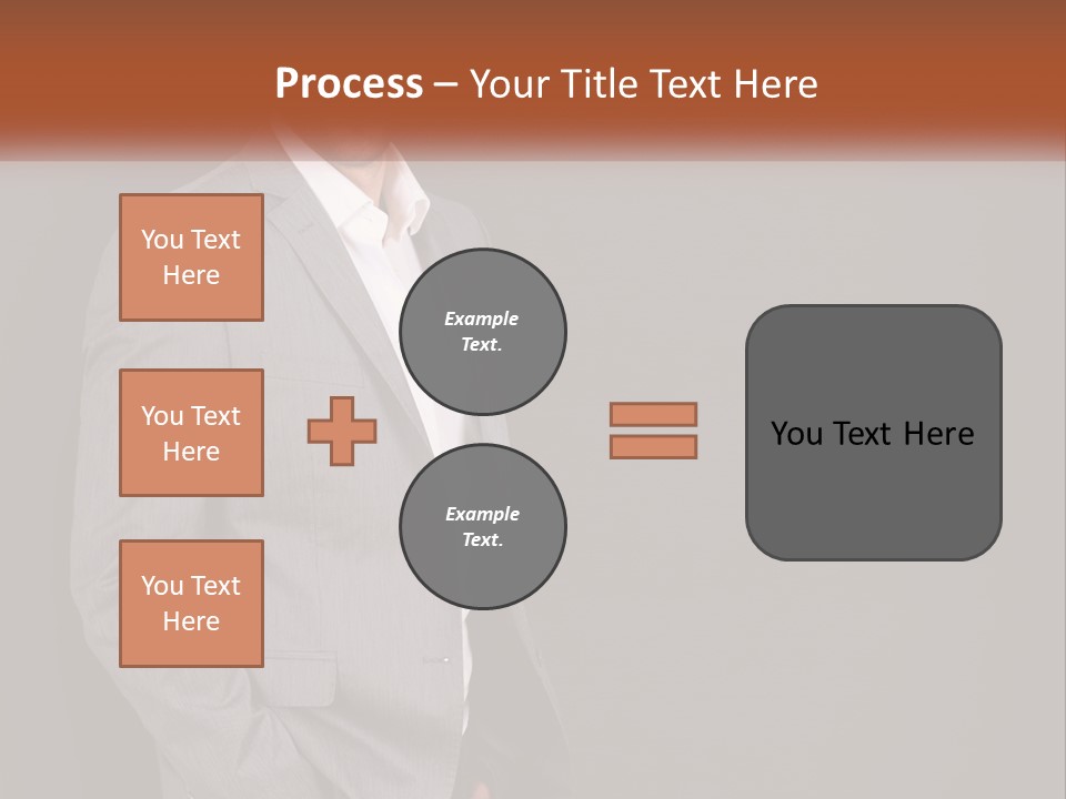 Model Copyspace Businessman PowerPoint Template