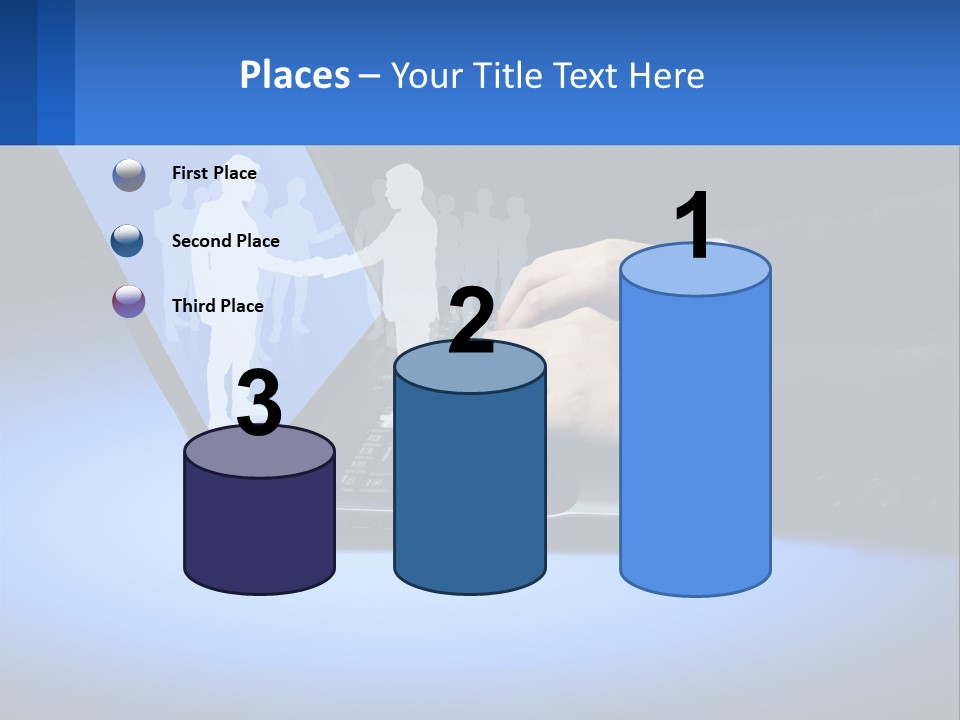 Table Communication Key PowerPoint Template