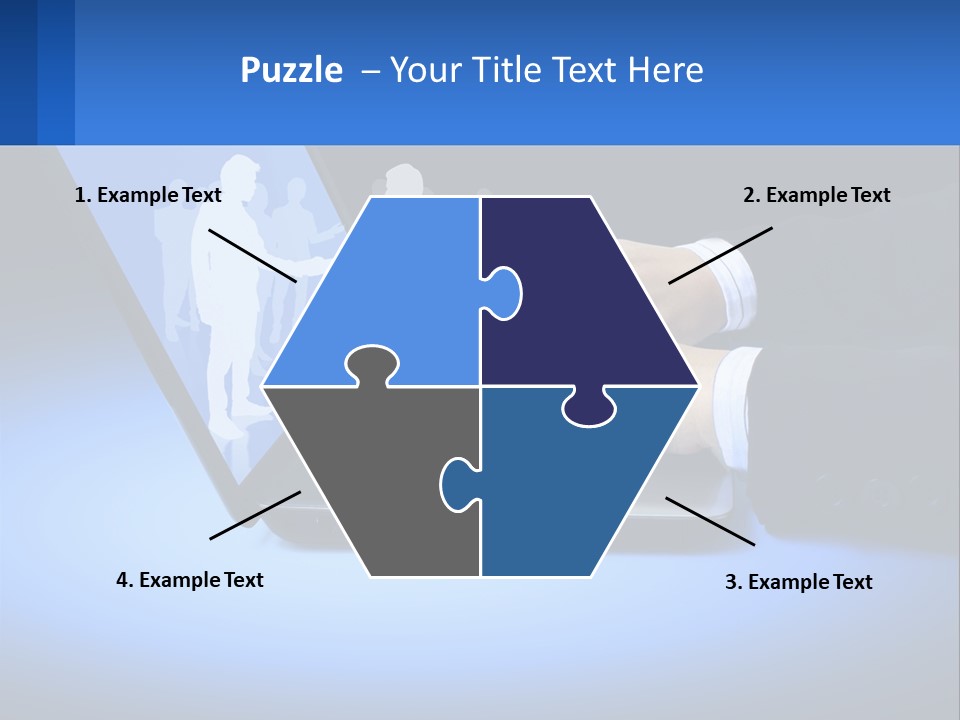 Table Communication Key PowerPoint Template