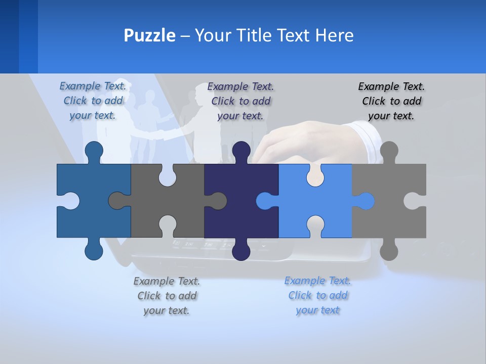 Table Communication Key PowerPoint Template