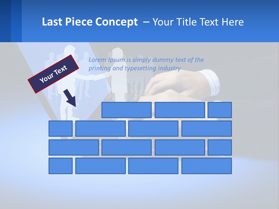 Table Communication Key PowerPoint Template