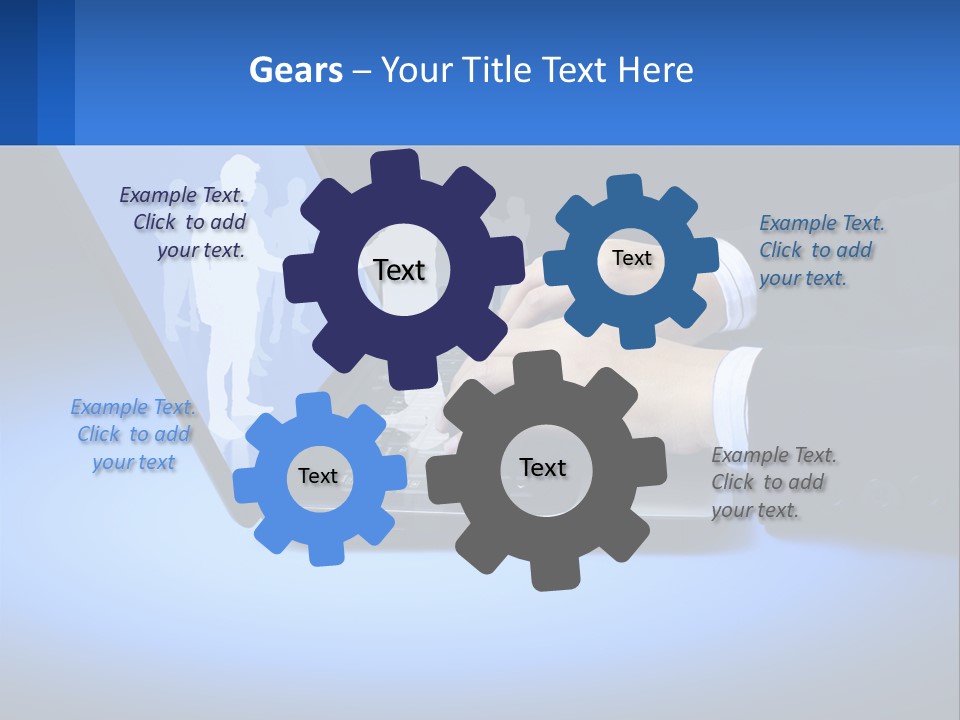 Table Communication Key PowerPoint Template