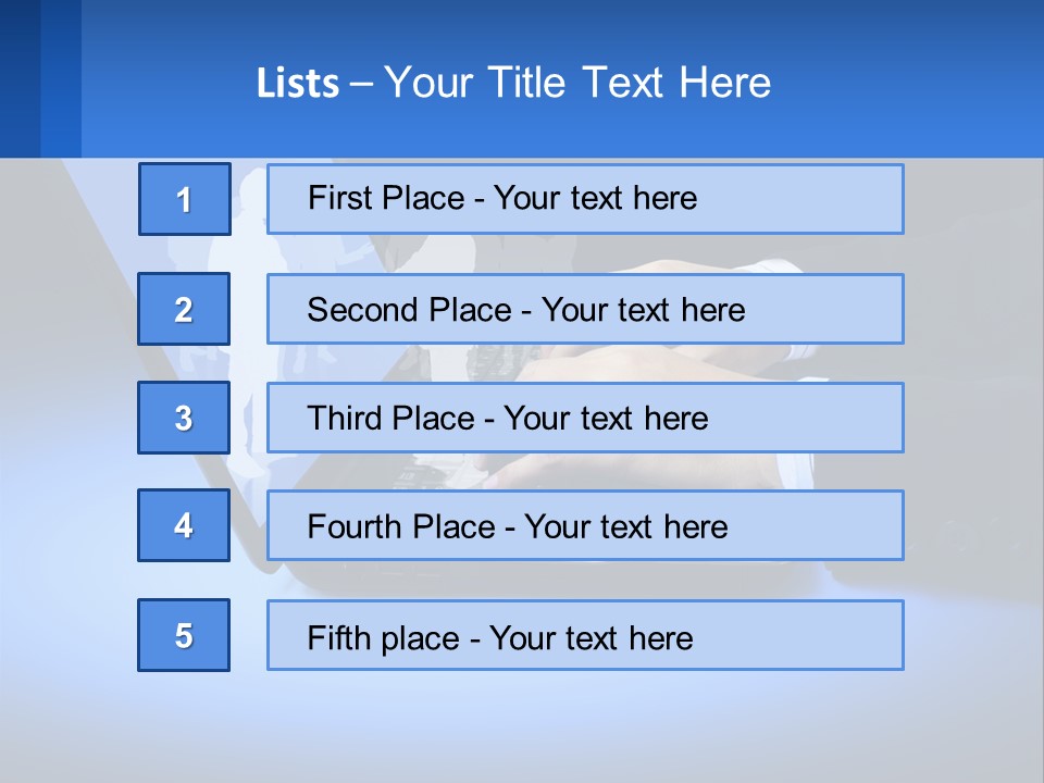 Table Communication Key PowerPoint Template