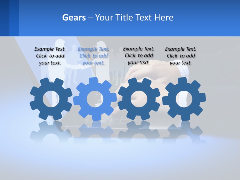 Table Communication Key PowerPoint Template